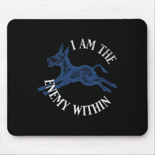 Democrat Kamala Harris Enemy Within Anti-trump Lef Mouse Pad