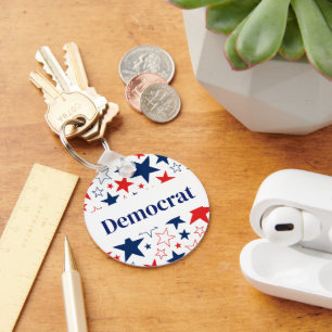 Democrat Keychain
