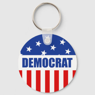 Democrat Keychain