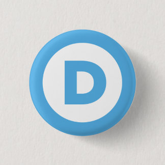 Democrat Logo 3 Cm Round Badge