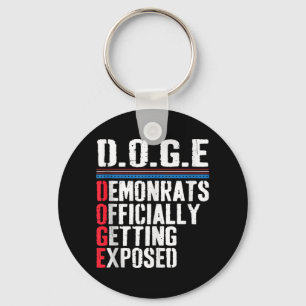Democrat Officially Getting Exposed Trump 2025 Tan Key Ring