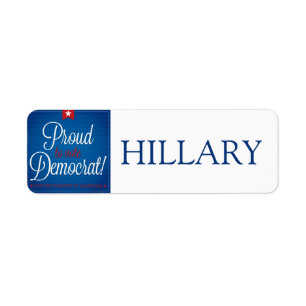 Democrat Return Address Label