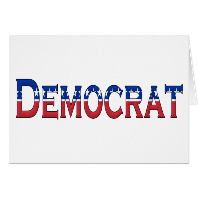 Democrat Stars and Stripes Logo (Front Horizontal)