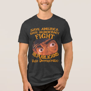 DEMOCRAT ZL X1 KP PARTY VOTE ELECTION COST TEE