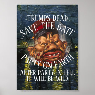 DEMOCRAT ZL X1 KP PARTY VOTE ELECTION COST TEE POSTER