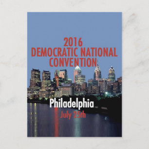 Democratic Convention Postcard