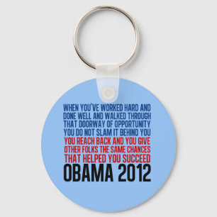 Democratic Convention Quote Key Ring