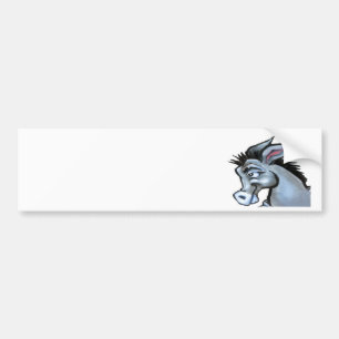 Democratic Donkey Bumper Sticker
