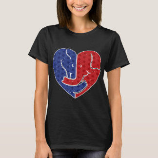 Democratic Donkey Republican Elephant T-Shirt