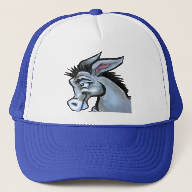 Democratic Donkey Trucker Hat (Front)