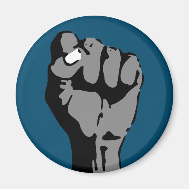 democratic fist magnet (Front)