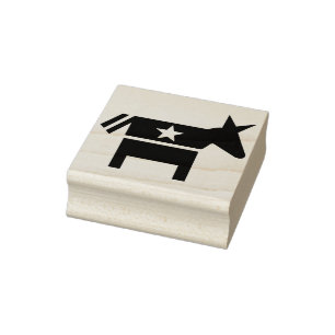 democratic icon art stamp