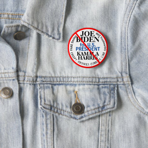 Democratic Joe Biden Kamala Harris 6 Cm Round Badge