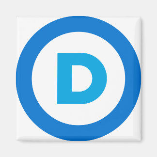 Democratic logo magnet