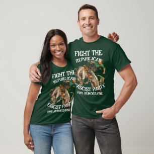 DEMOCRATIC PARTY FW FV HG FREEDOM EQUALITY LIBERTY T-Shirt