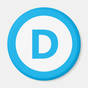 Democratic party logo magnet