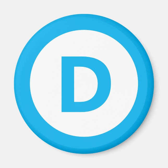 Democratic party logo magnet (Front)