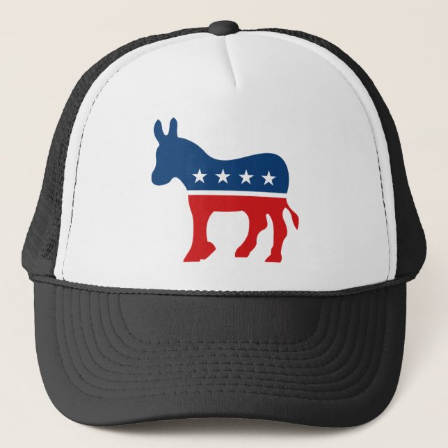 Democratic Party Logo Trucker Hat (Front)