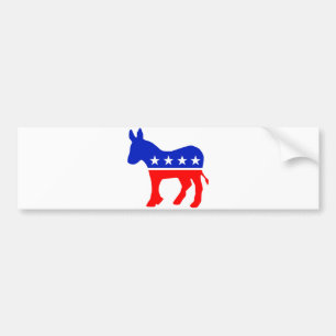 Democratic Party Political Emblem (Donkey) Bumper Sticker