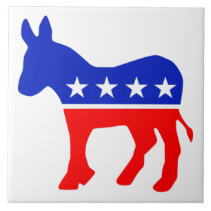 Democratic Party Political Emblem (Donkey) Ceramic Tile