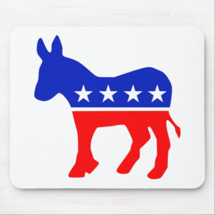 Democratic Party Political Emblem (Donkey) Mouse Pad