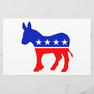 Democratic Party Political Emblem (Donkey) Stationery