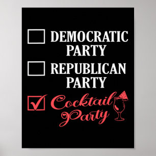 Democratic Party Republican Party Tail Party 14 Poster
