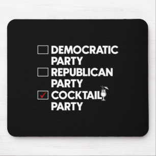 Democratic Party Republican Party Tail Party 2  Mouse Pad