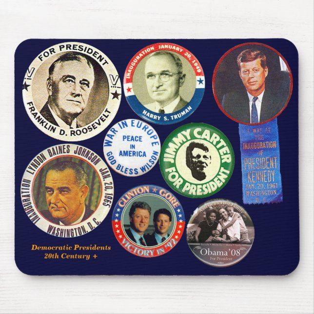 Democratic Presidents - Mousepad (Front)