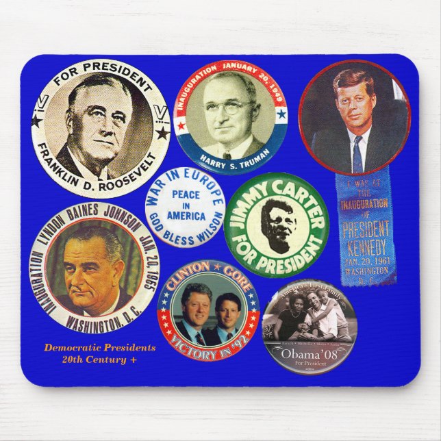 Democratic Presidents - Mousepad (Front)