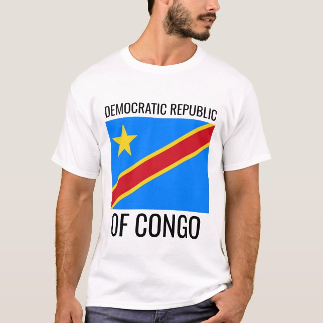 Democratic Republic of Congo // World Country Flag T-Shirt (Front)