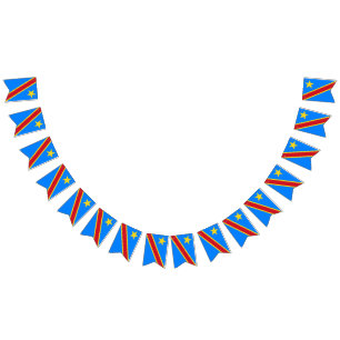 Democratic Republic of the Congo bunting banner