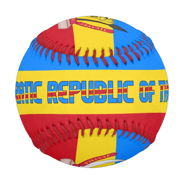 Democratic Republic of the Congo Flag and Coat Baseball (Front)