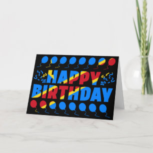 Democratic Republic of the Congo Flag Birthday Card