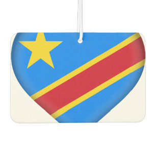 Democratic Republic of the Congo Flag Car Air Freshener
