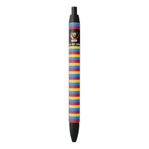 Democratic Republic of the Congo Flag Cute Black Ink Pen