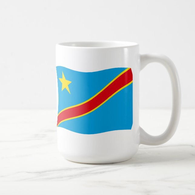 Democratic Republic of the Congo Flag Mug (Right)