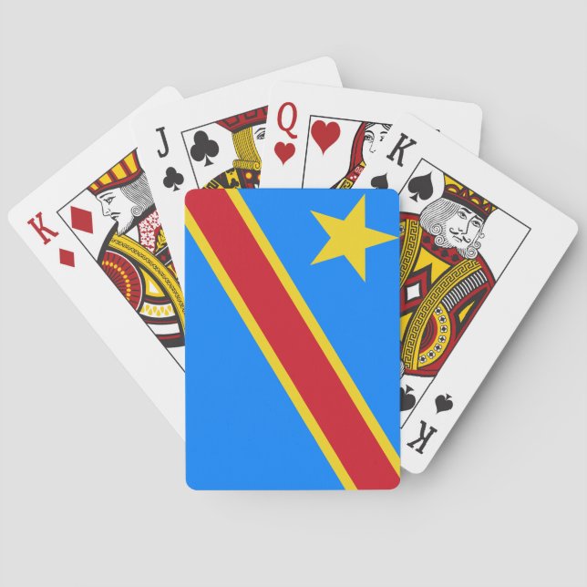 Democratic Republic of the Congo Flag Playing Cards (Back)