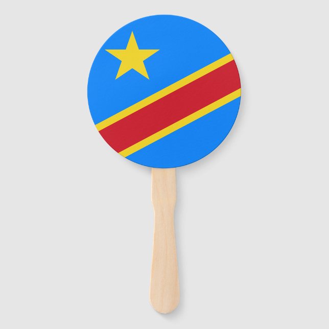 Democratic Republic of the Congo flag Set of Fans (Front)