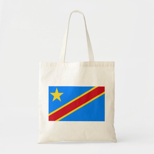 Democratic Republic Of The Congo Flag Tote Bag (Front)