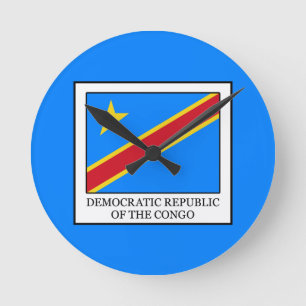 Democratic Republic of the Congo Round Clock