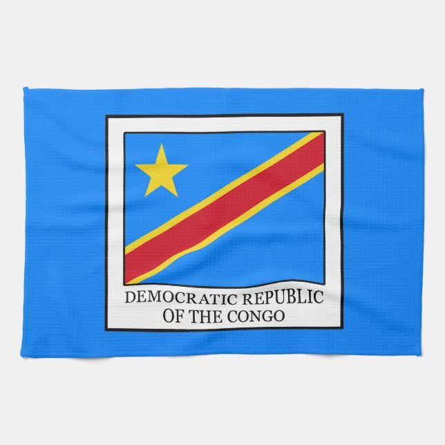 Democratic Republic of the Congo Tea Towel (Horizontal)