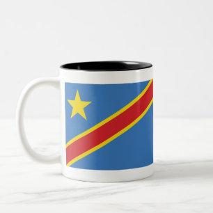 Democratic Republic of the Congo Two-Tone Coffee Mug