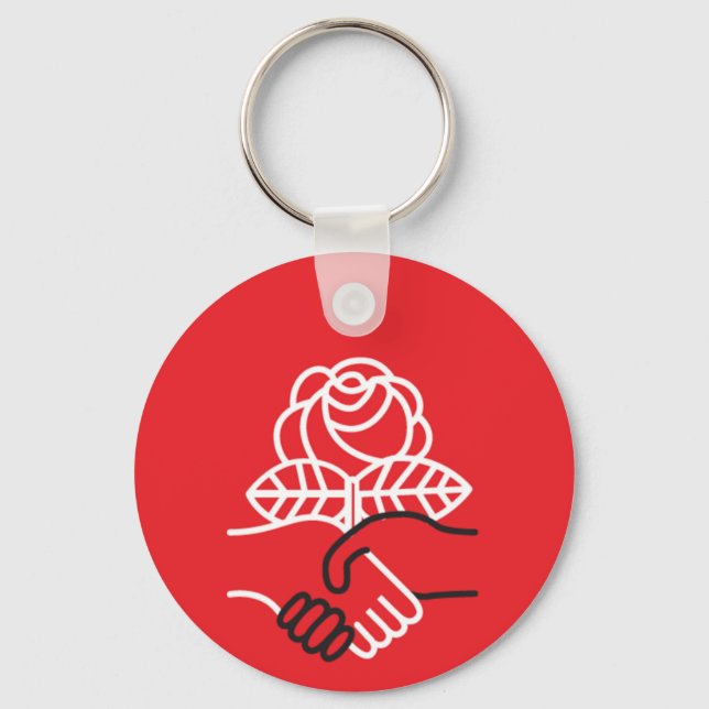 Democratic Socialists Of America Key Ring (Front)