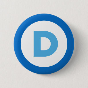Democrats 2016 6 cm round badge