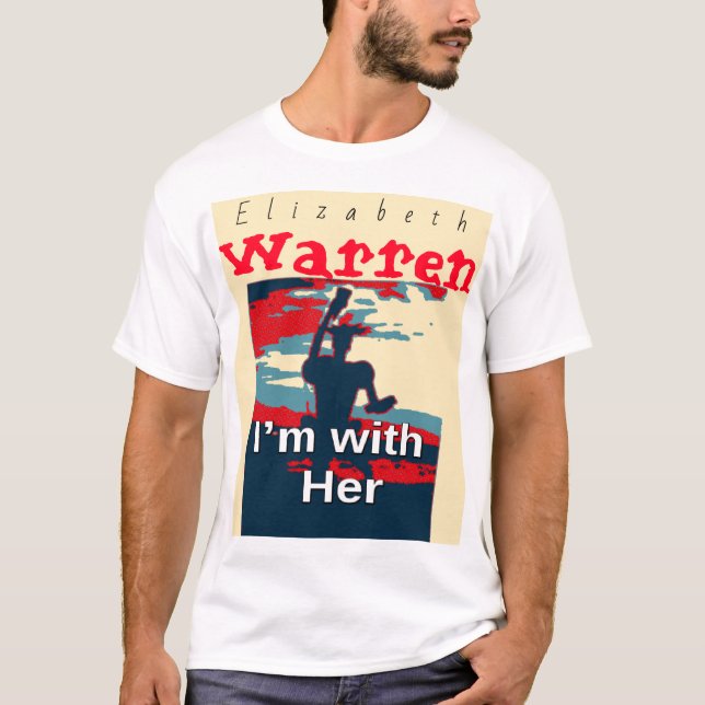 Democrats 2024 I am with her Vote for USA T-Shirt (Front)