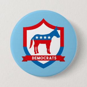 Democrats 7.5 Cm Round Badge