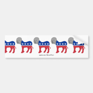 Democrats Are A Herd Of NPC Bumper Sticker