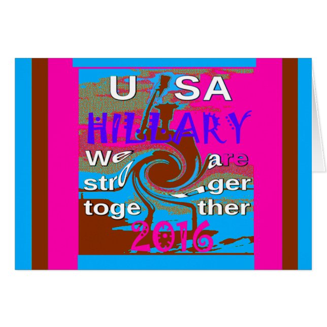 Democrats Hillary For USA President We are Stronge (Front Horizontal)