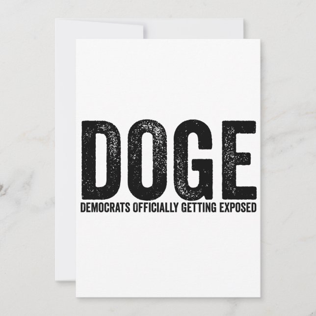 Democrats Officially Getting Exposed Announcement (Front)